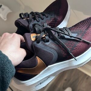 Selling Cute Burgundy Nikes, used once!